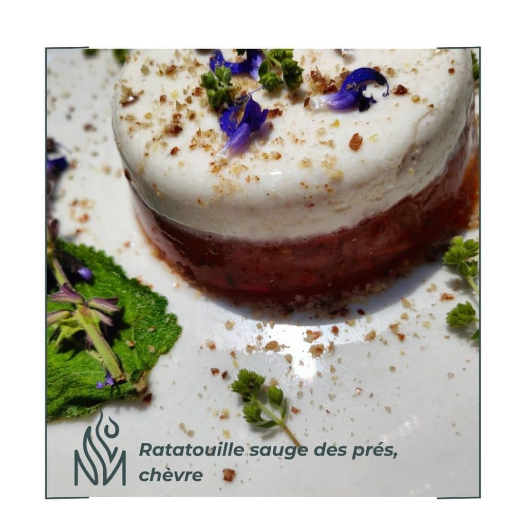 Ratatouille originale avec sauge des prés