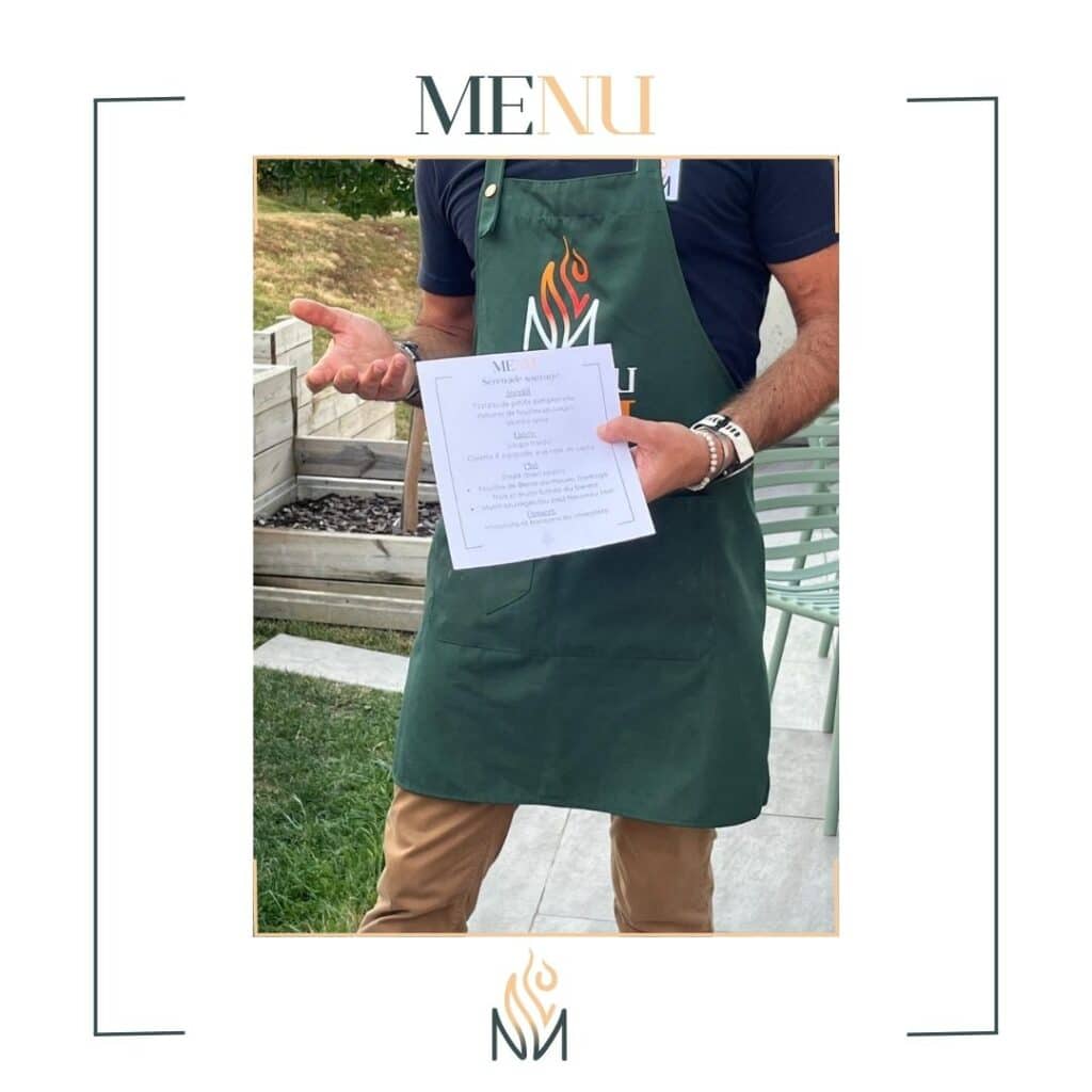 des menus sur mesure